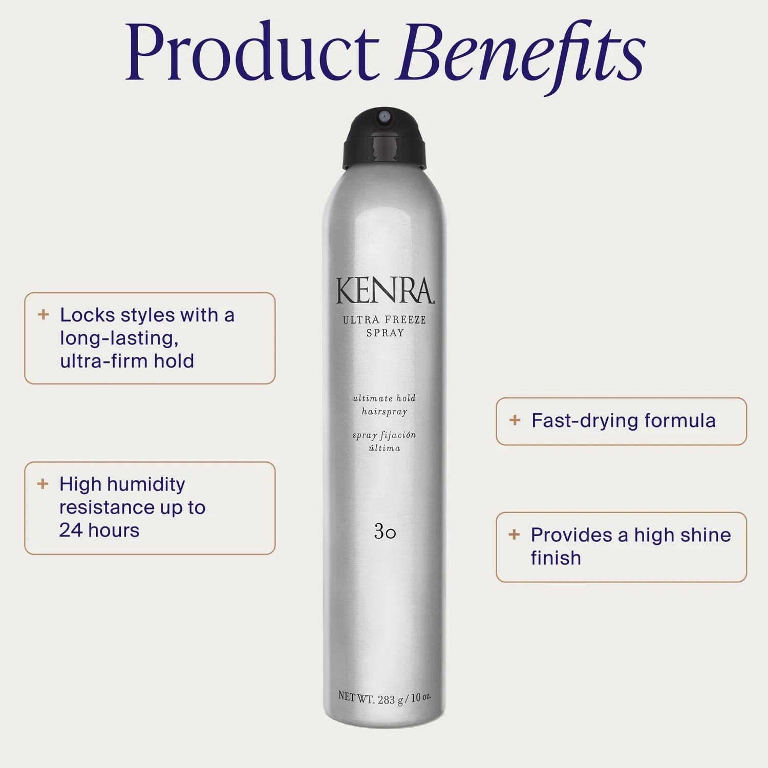 Kenra Professional Ultra Freeze Spray 30 10 oz High Hold