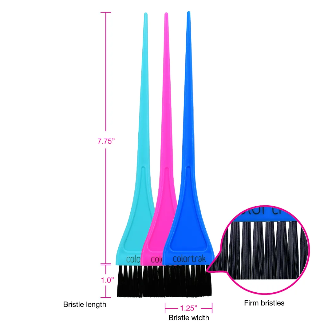 Colortrak Precision Color Firm Bristles Brushes Accurate