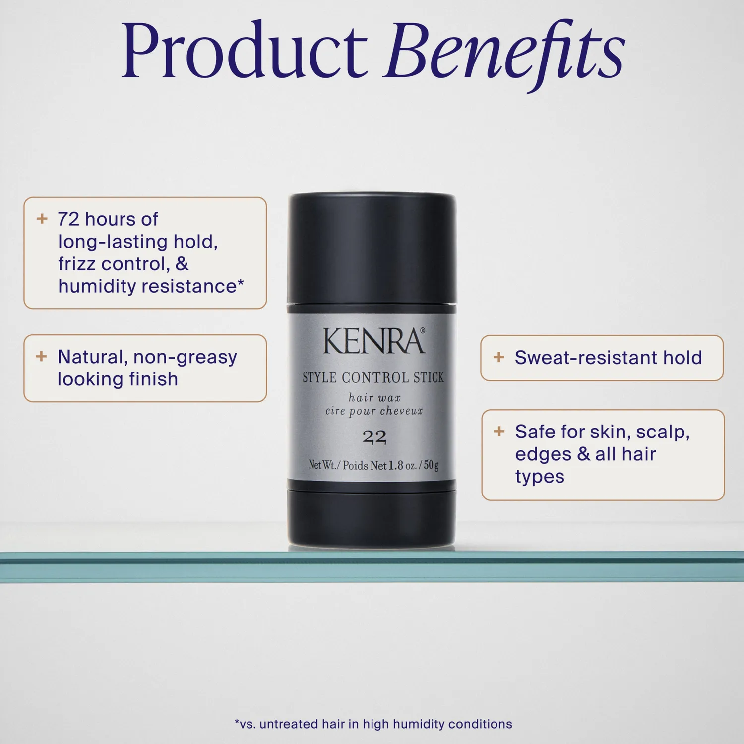 Kenra Professional Style Control Stick 22 Wax 1.8 oz Flyaways
