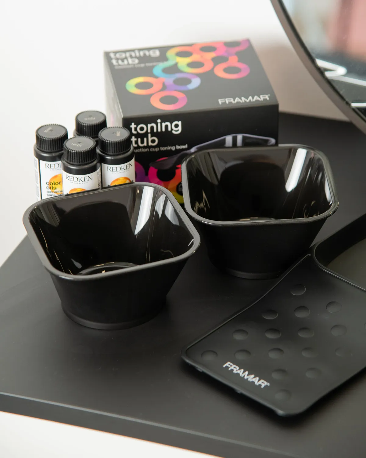 Framar Toning Tub Tint Bowl Set Black