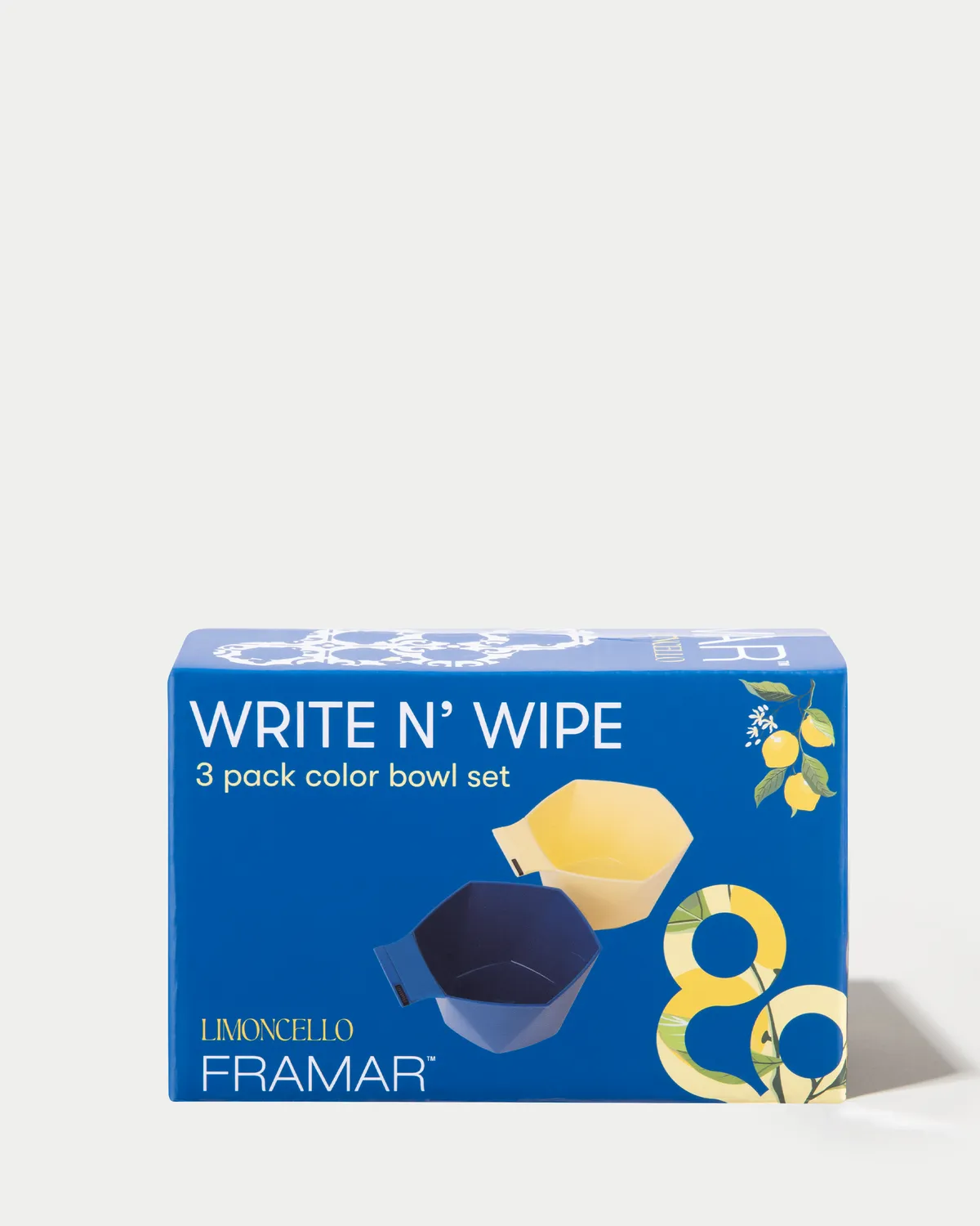 Framar Limoncello Write N Wipe Color Bowls 3 Pack Deep