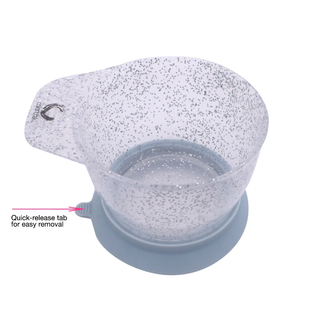Colortrak Galaxy Glitter Color Bowls 2 Pack with Suction Rings