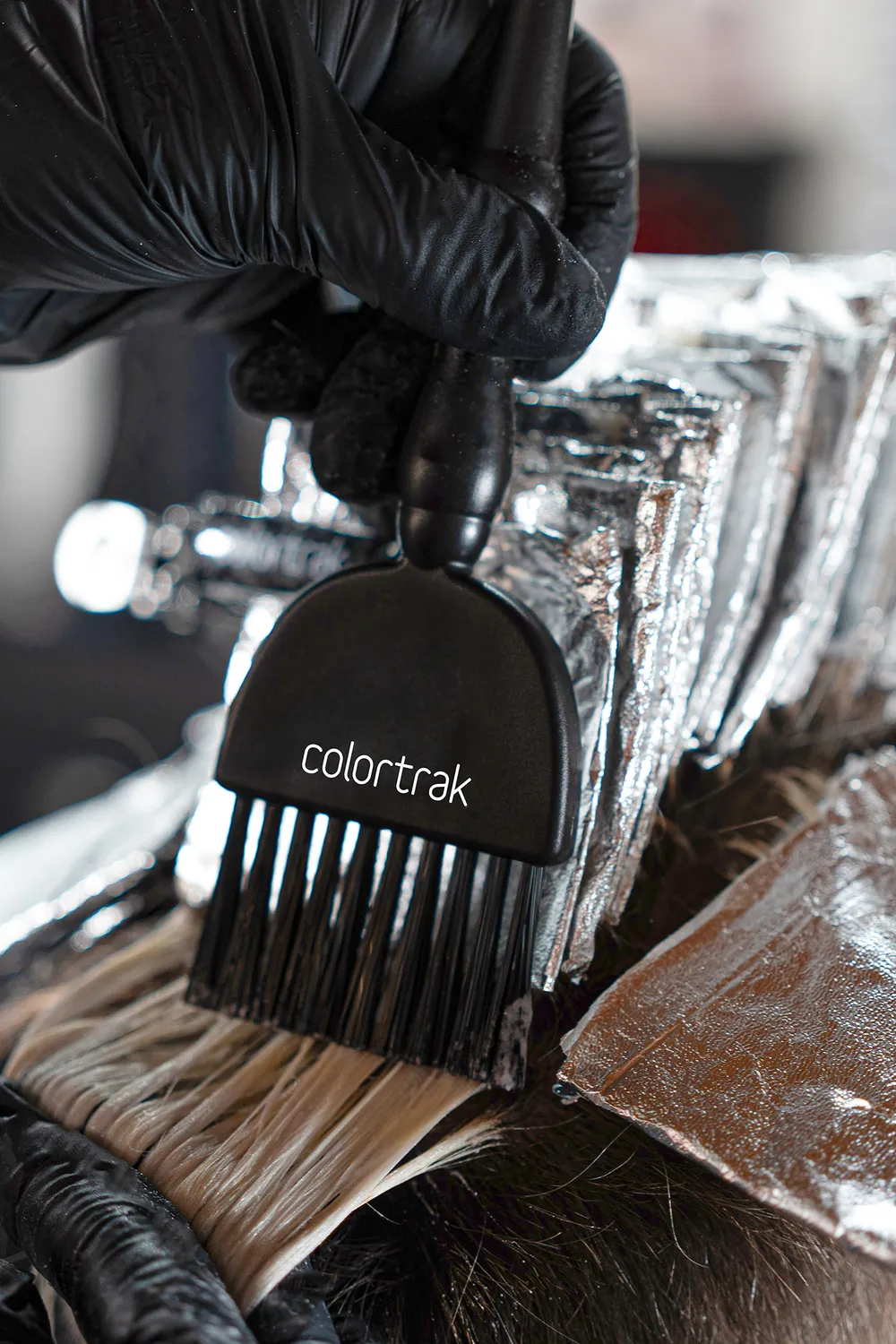Colortrak Obsidian King & Queen Wands Brush Set Feather
