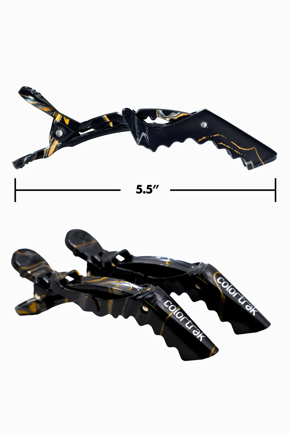 Colortrak Midnight Lux Croc Clips No-Slip Grip