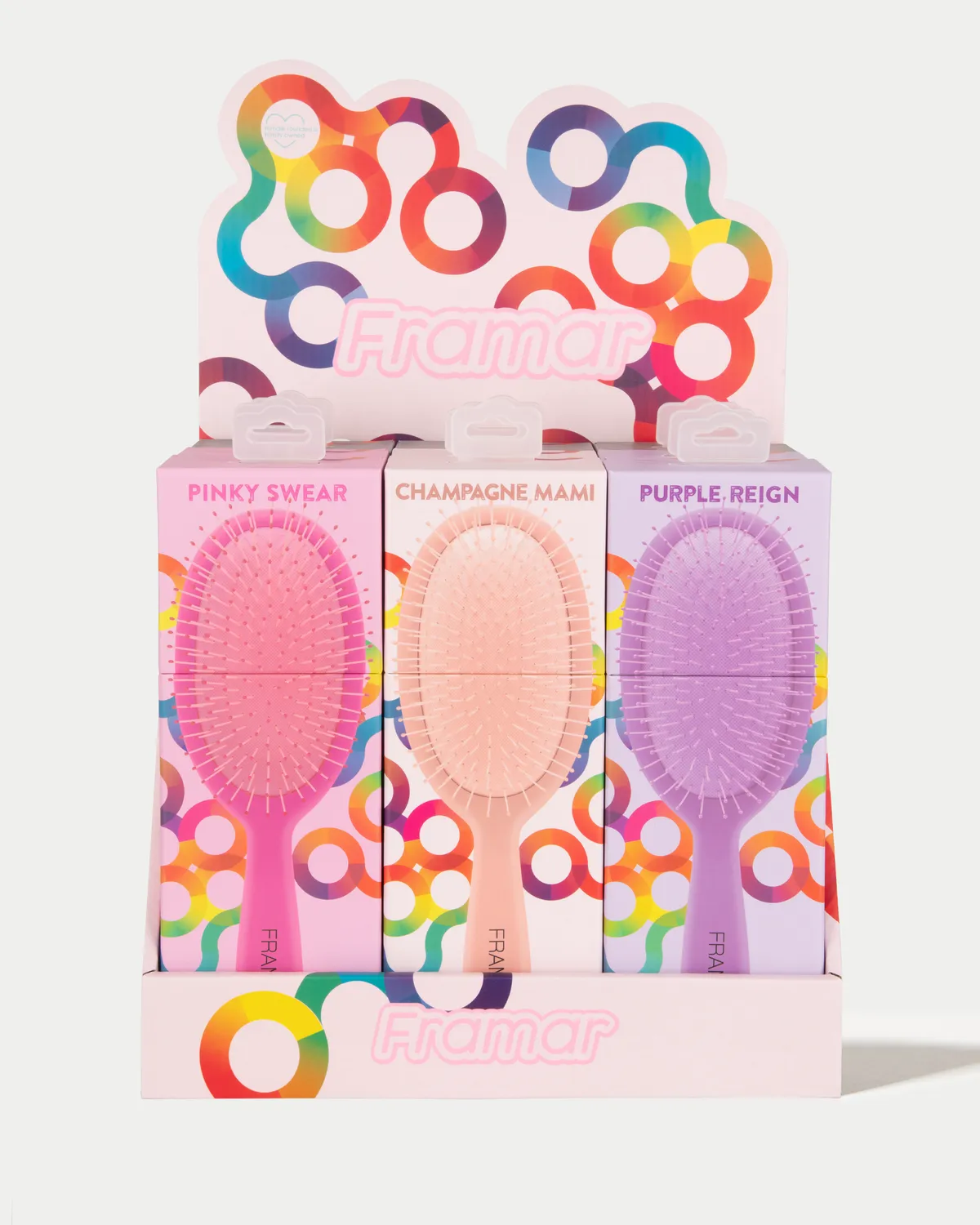 Framar Detangle Brush Display