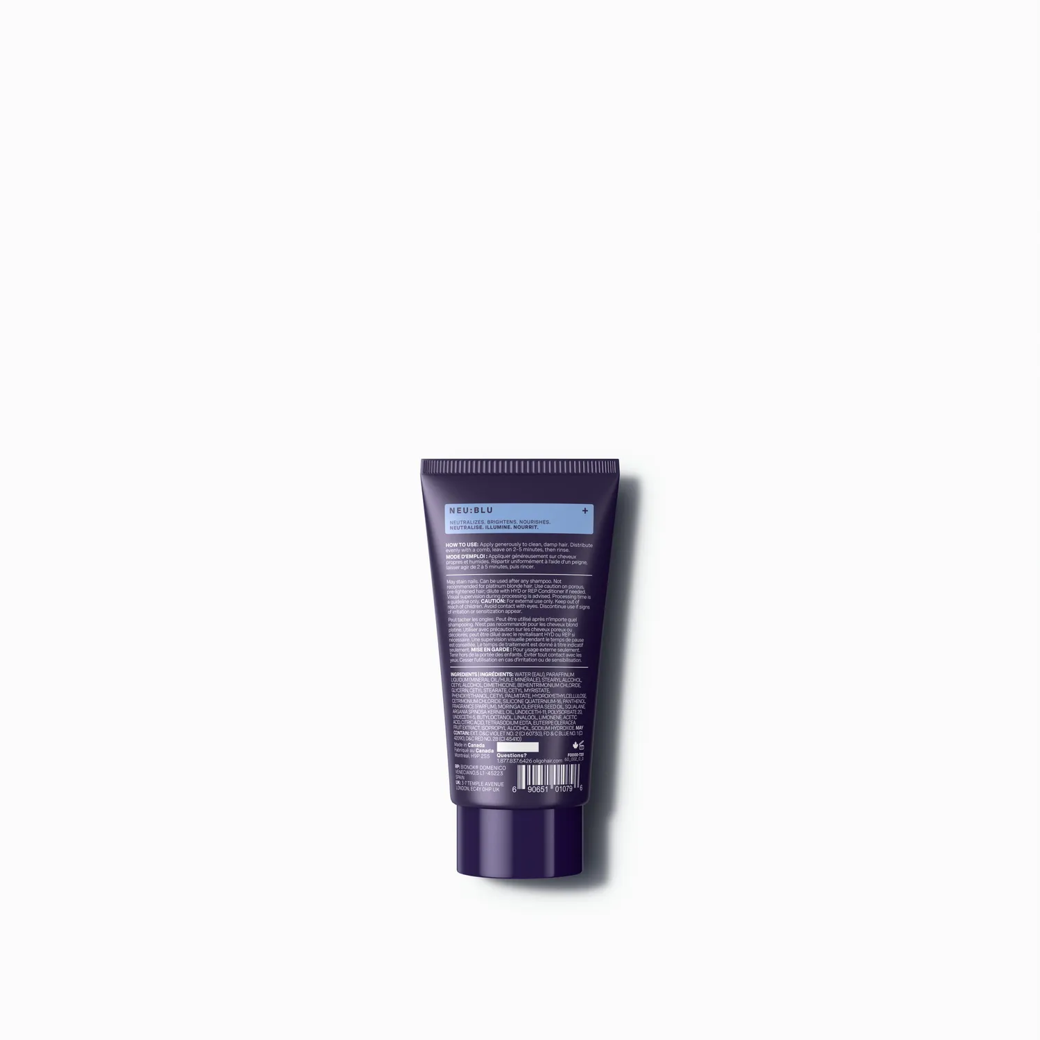 Oligo Blacklight NEU BLU Blue Conditioner Anti-Brass Toning