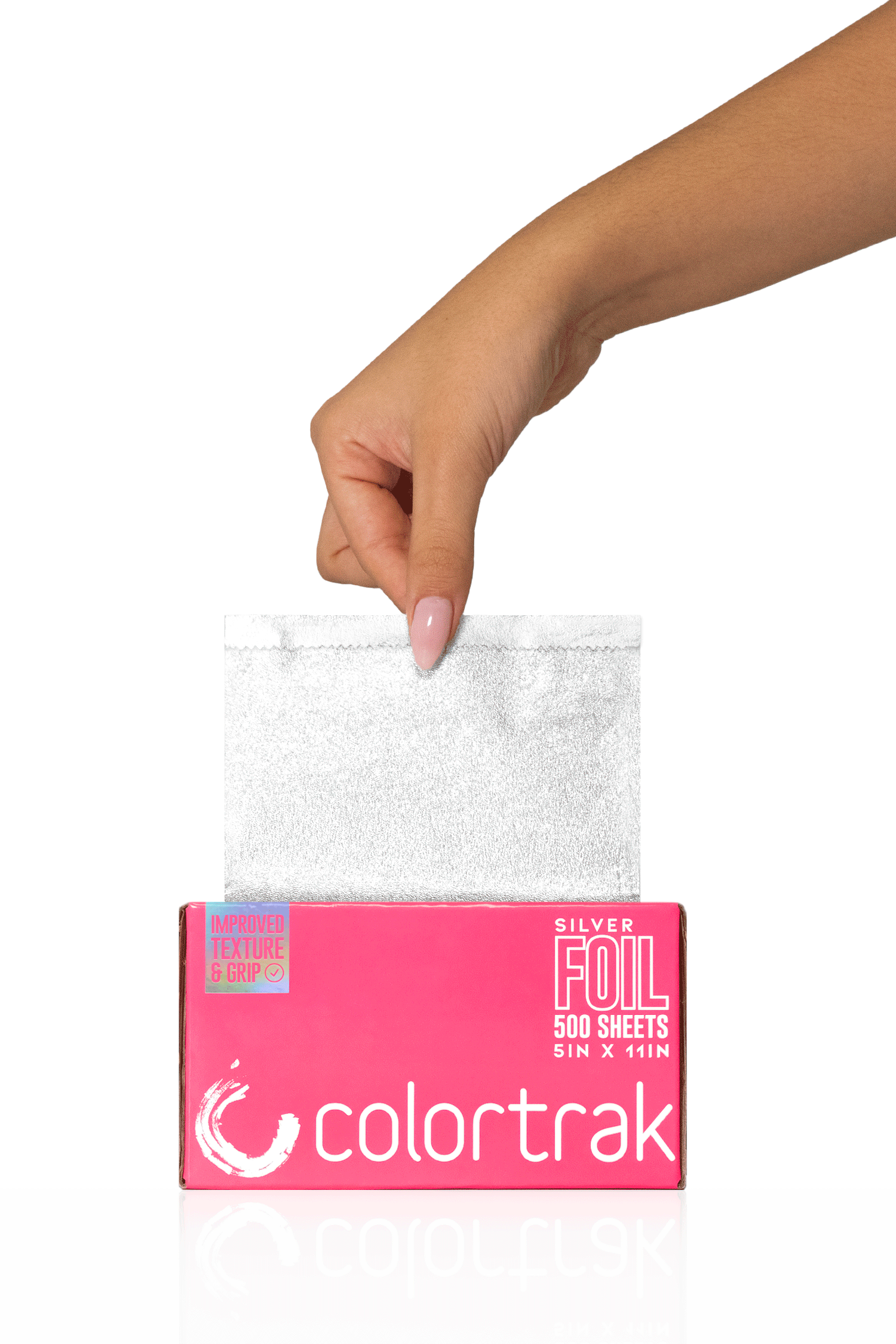 Colortrak Silver Hair Foil Bundle Embossed Texture
