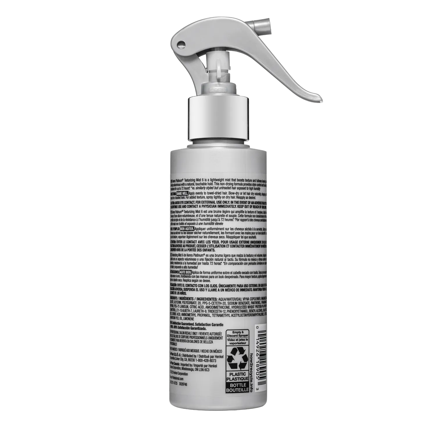 Kenra Professional Platinum Texturizing Mist 6 5 fl oz Hold