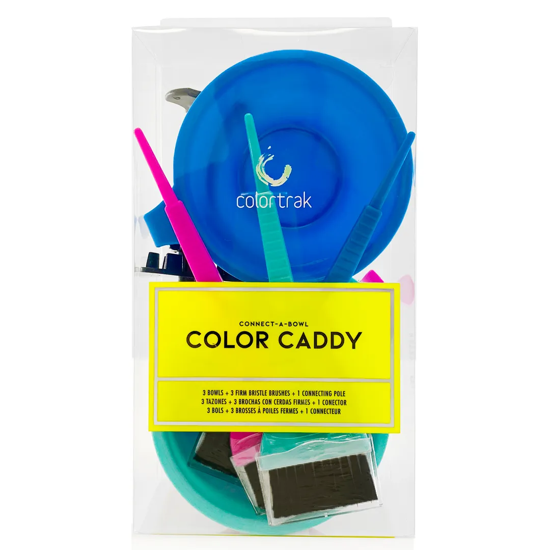 Colortrak Connect-a-Bowl Color Caddy & Brushes Multi-Color