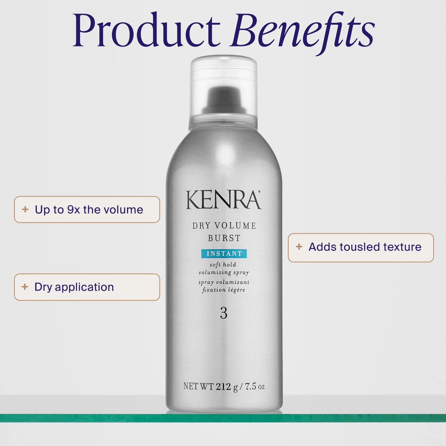 Kenra Dry Volume Burst 3 Volumizing Hair Spray Low Hold
