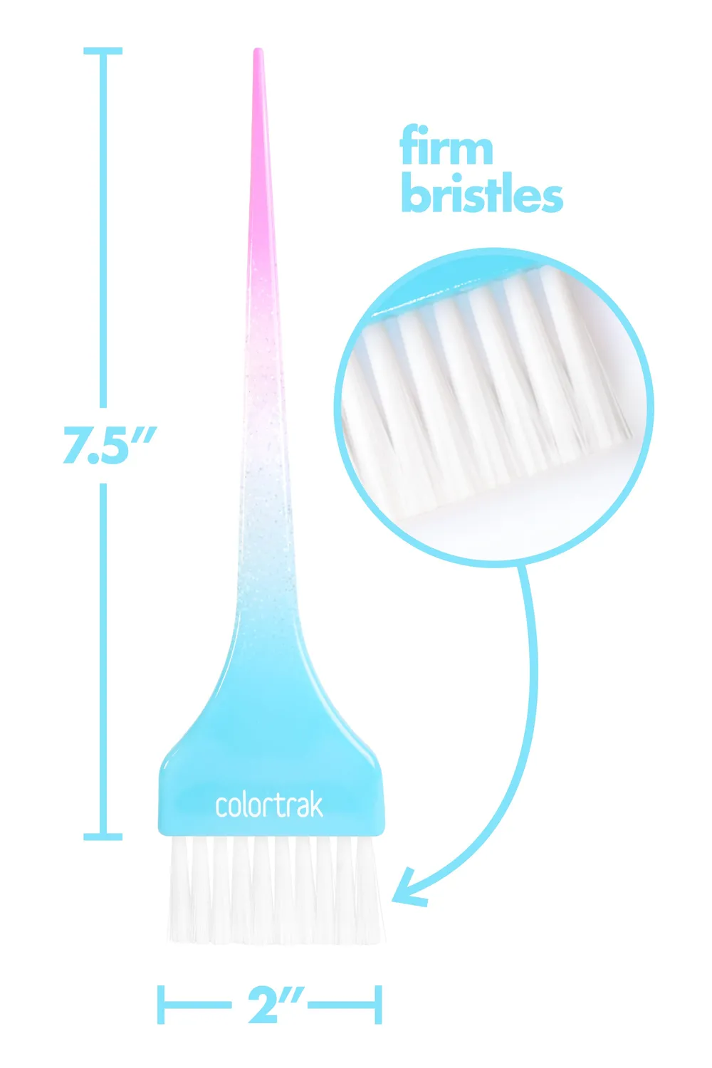Colortrak Summer of Love Brushes hair color brush glitter