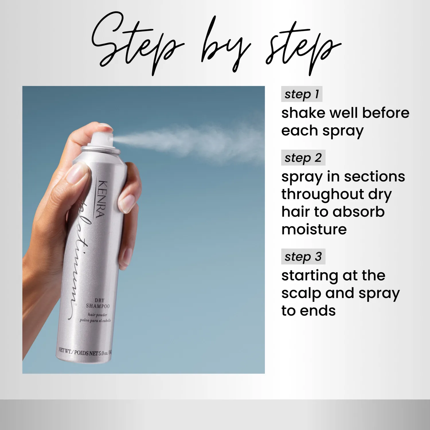 Kenra Platinum Dry Shampoo 5 oz Oil Absorbing