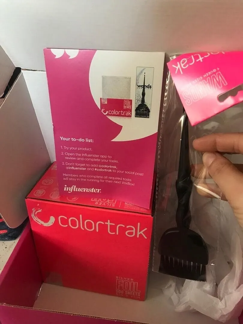 Colortrak Electric Pink Wands Color Brush Set Firm Bristle