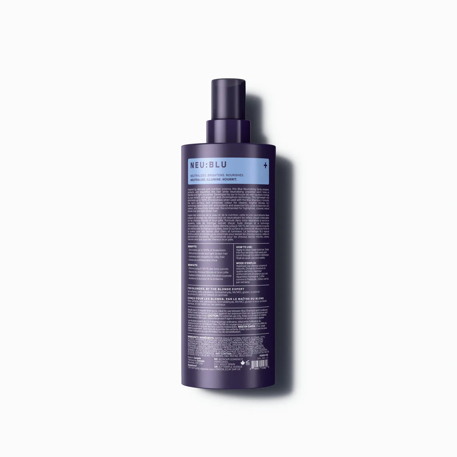 Oligo Professionnel Blacklight [NEU BLU] Spray 225 ml