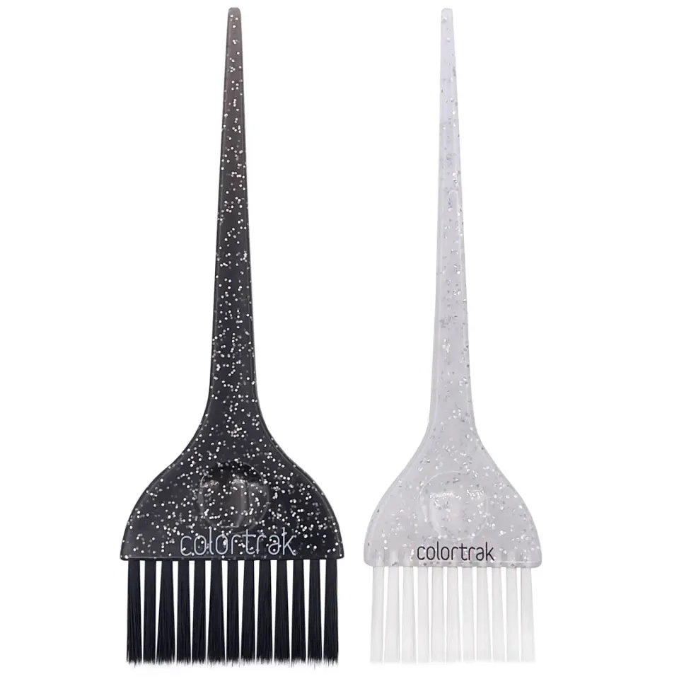 Colortrak Galaxy Glitter Feather Bristle Brushes 2-Pack
