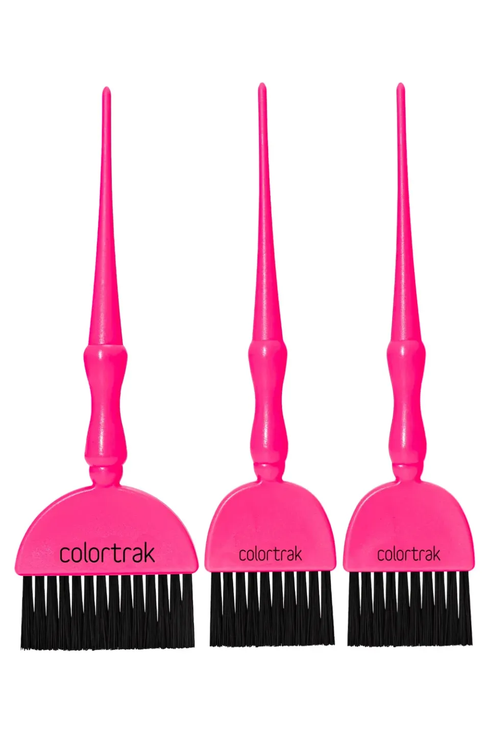 Colortrak Electric Pink Wands Color Brush Set Firm Bristle