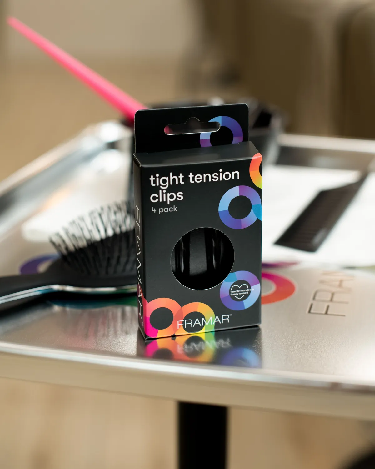 Framar Tight Tension Sectioning Clips 4 Pack Extra Tight