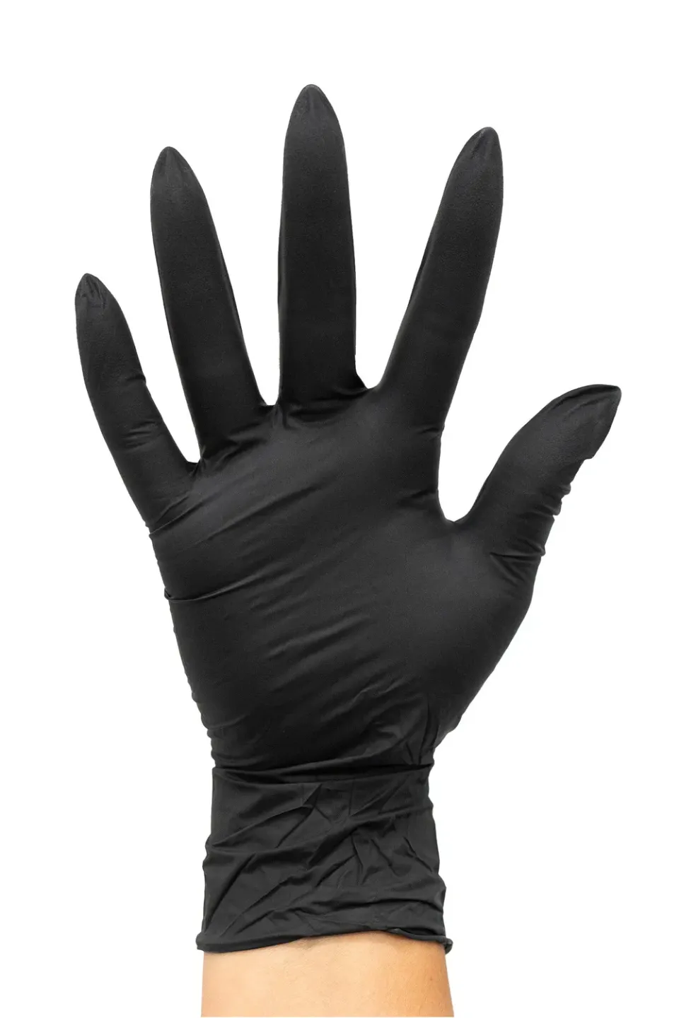 Colortrak Biodegradable Black Nitrile Gloves Salon Protection