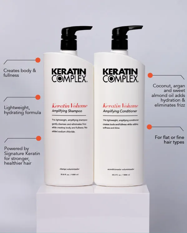 Keratin Complex Volume Amplifying Shampoo Fine Hair
