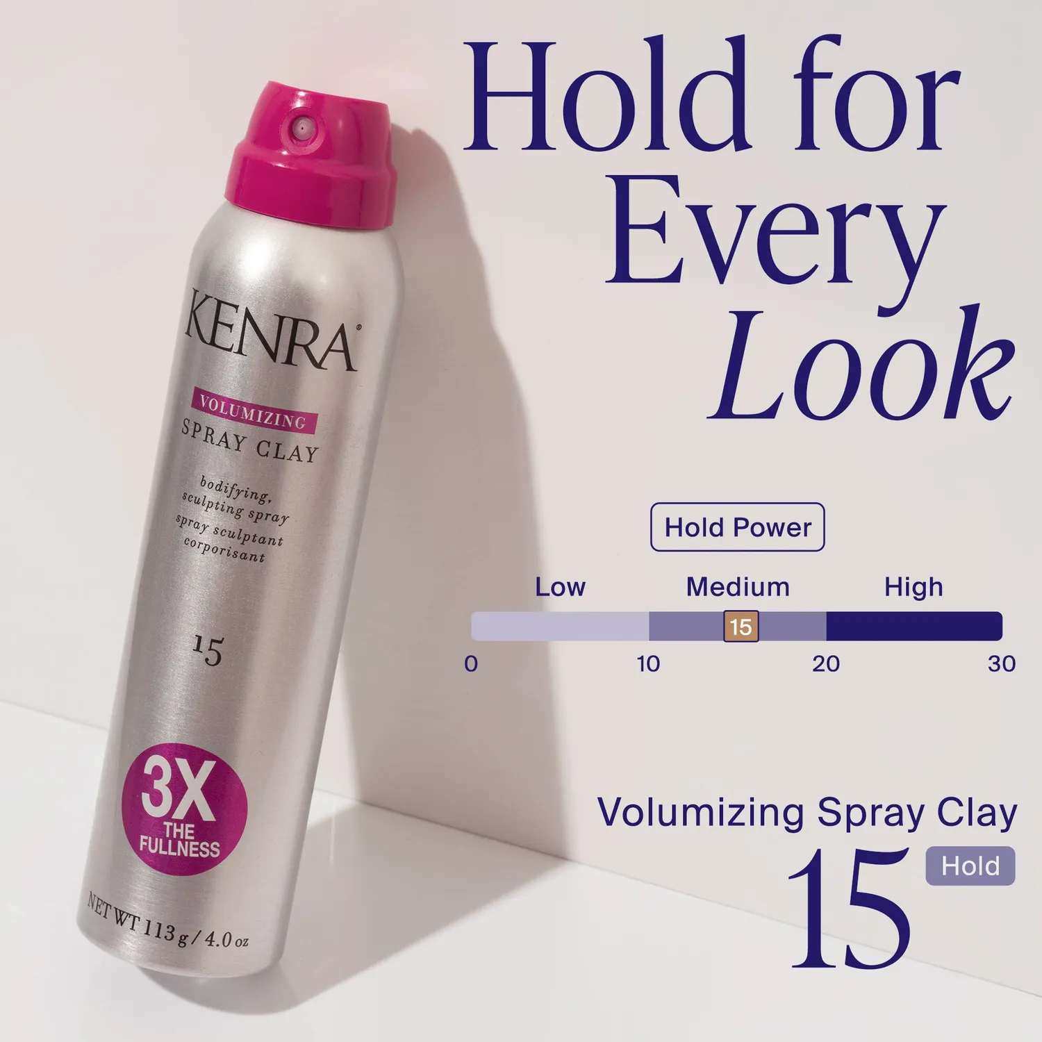 Kenra Volumizing Spray Clay 15 Spray 4.0 oz Dry Finish