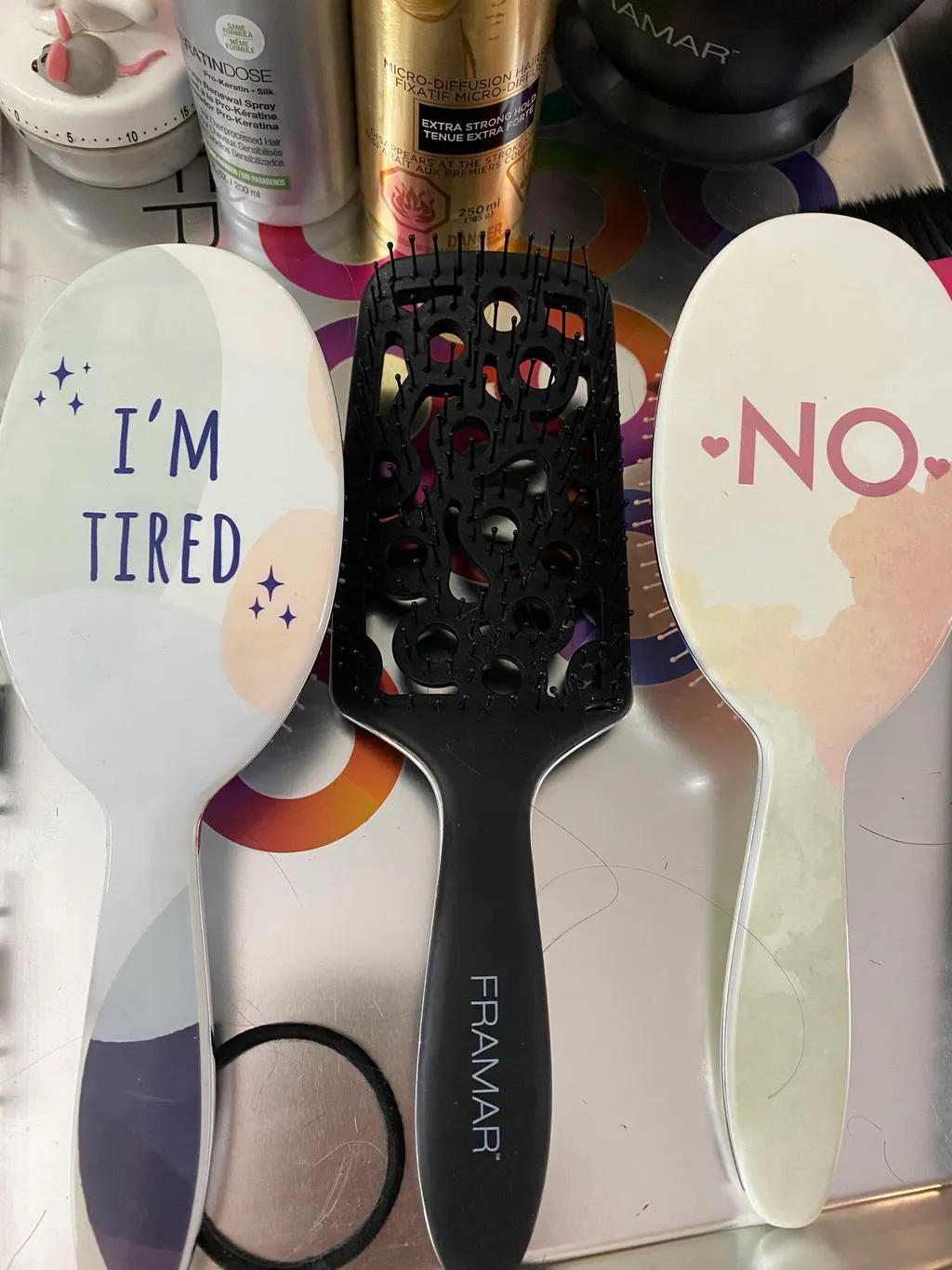 Framar Vent Brush Hair Brush Matte Airflow