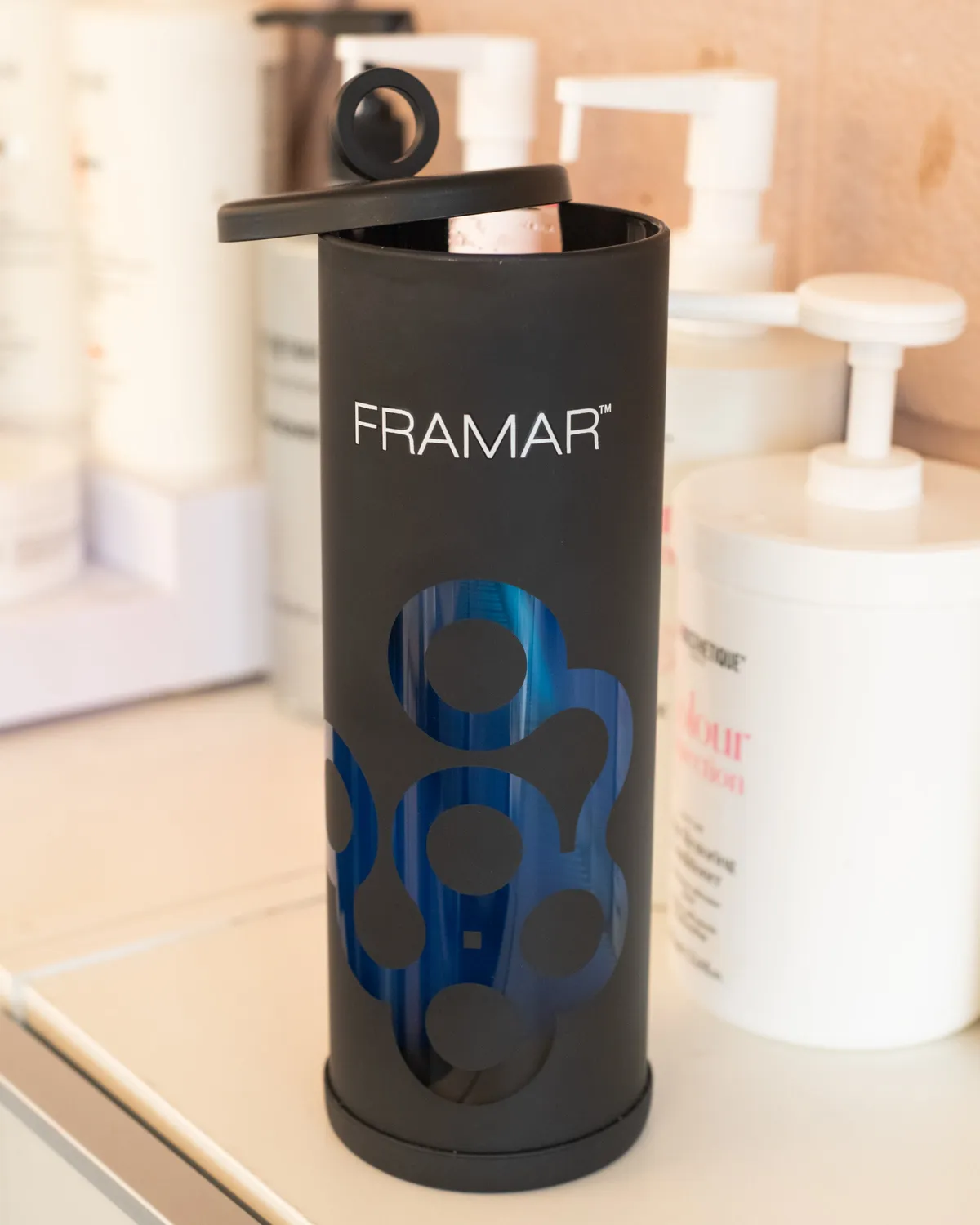 Framar Disinfectant Jar Polished Glass with Grip