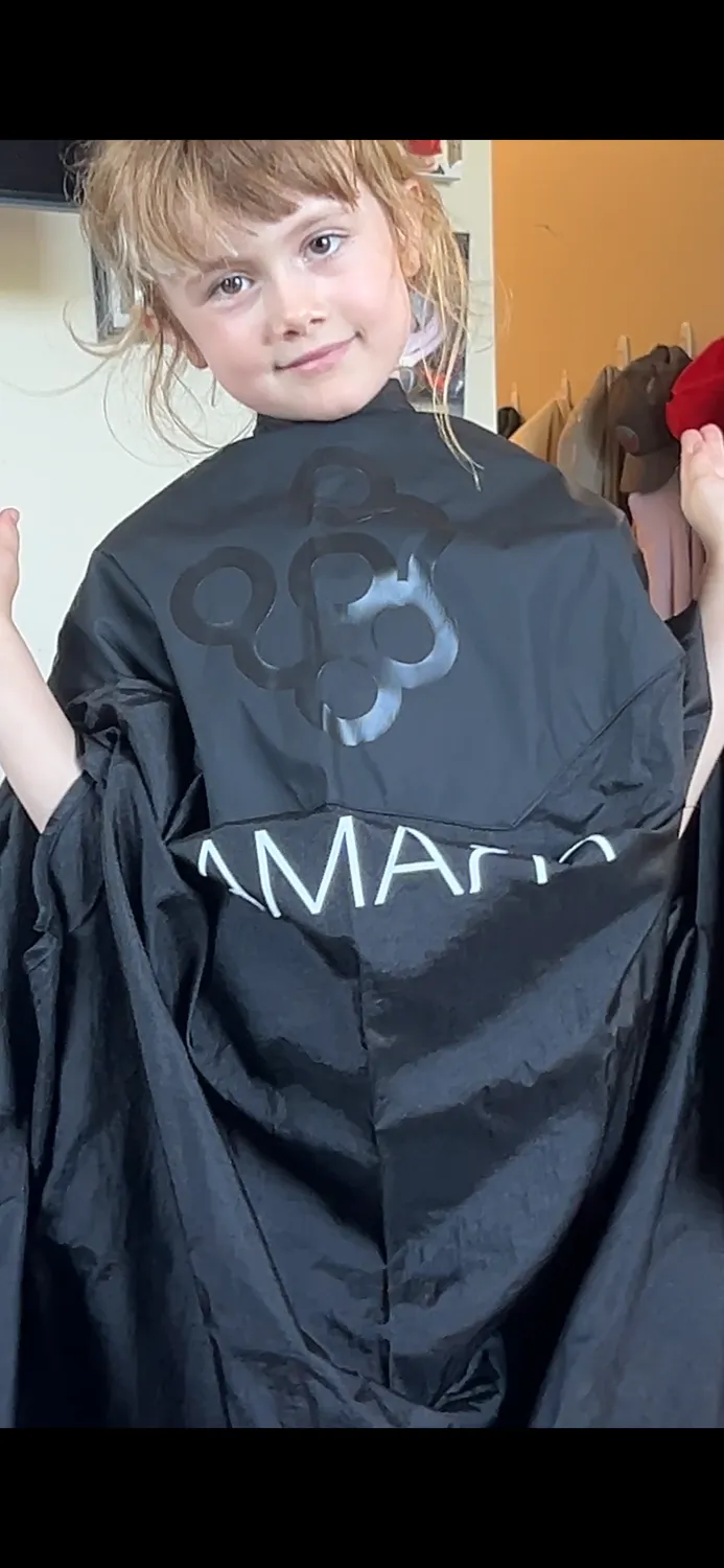 Framar Color Cover Hair Color Cape Bleach Resistant Black