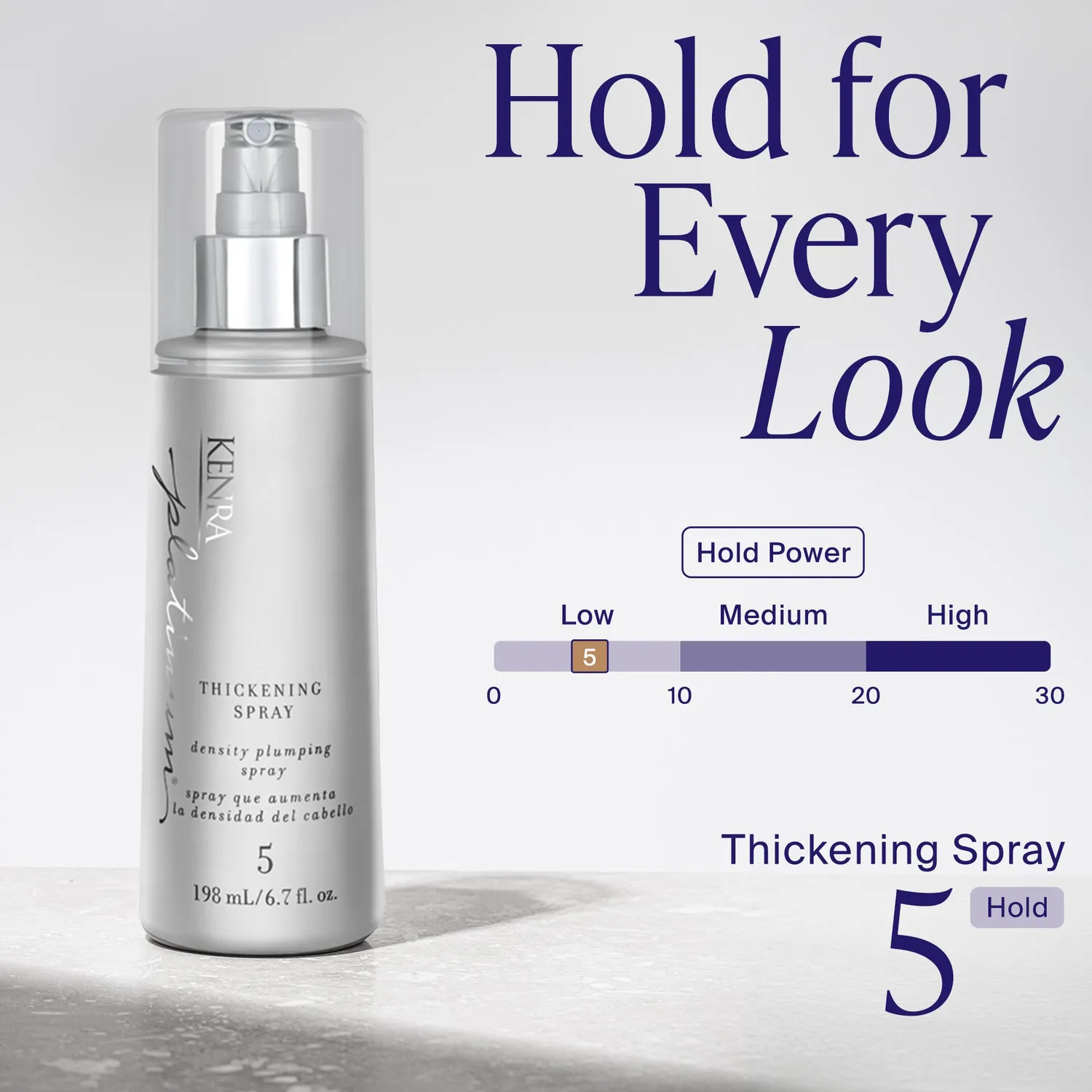 Kenra Professional Platinum Thickening Spray 5 24-Hour Hold