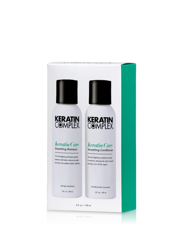 Keratin Complex Keratin Care Travel Valet Duo Shampoo Conditioner 3 fl oz Smooth