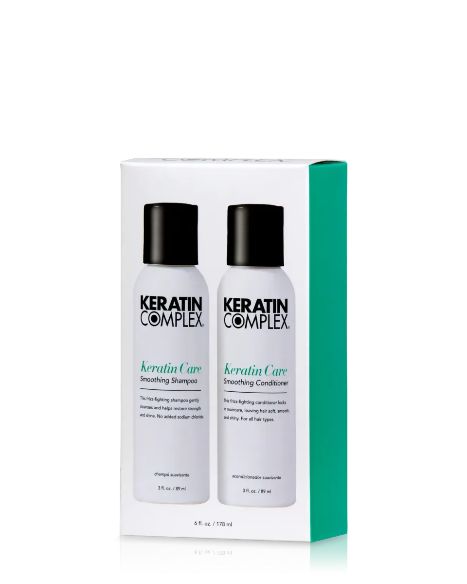 Keratin Complex Keratin Care Travel Valet Duo Shampoo Conditioner 3 fl oz Smooth