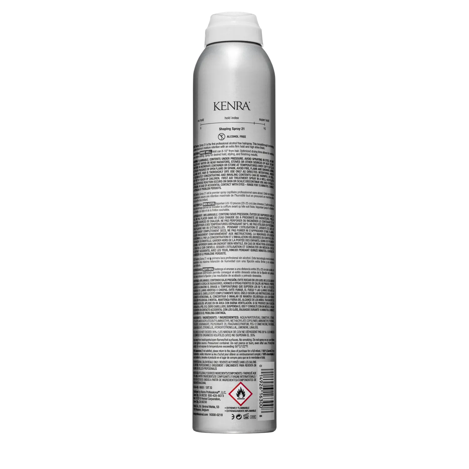 Kenra Professional Shaping Spray 21 Hairspray Alcohol Free