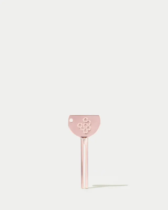 Framar Tube Key Metal Tube Squeezer Rose Gold