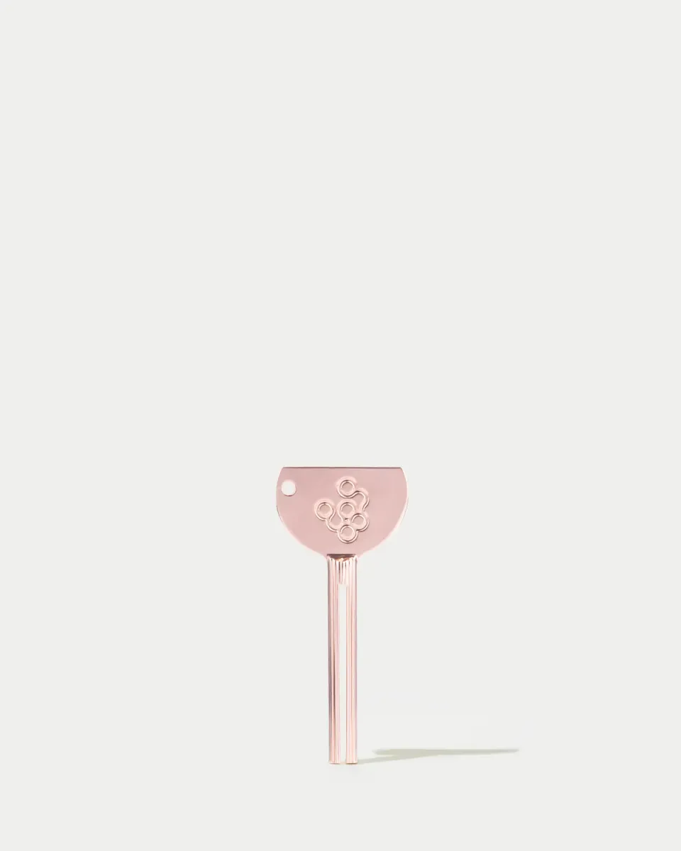 Framar Tube Key Metal Tube Squeezer Rose Gold
