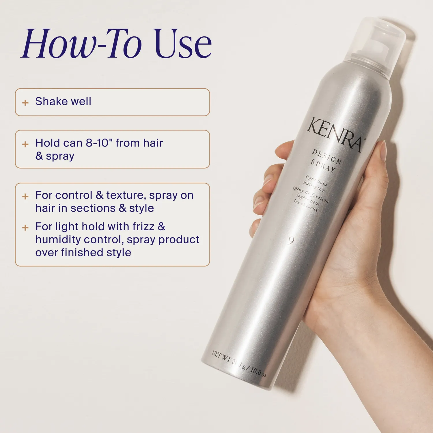 Kenra Professional Design Spray 9 Hairspray Light Hold