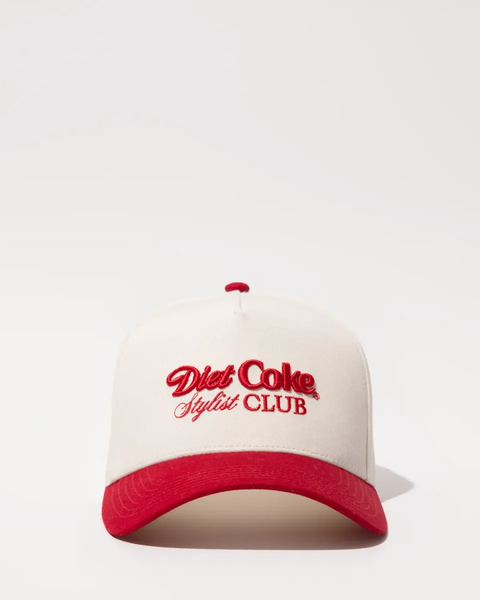 Framar Diet Coke Trucker Hat Red Cream