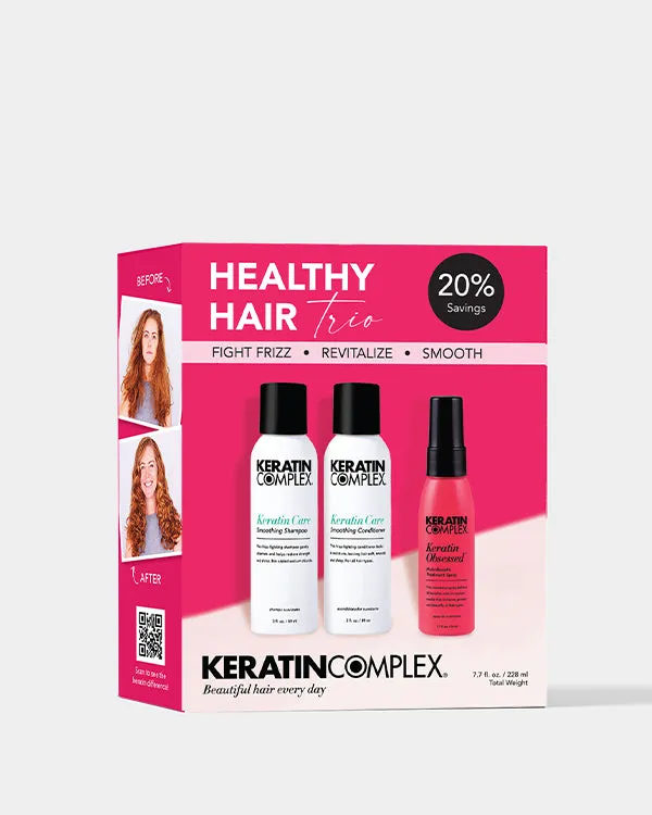 Keratin Complex Healthy Hair Trio Kit Frizz Smoothing Set