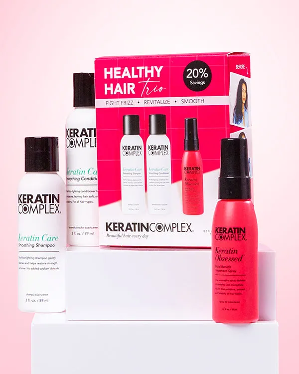 Keratin Complex Healthy Hair Trio Kit Frizz Smoothing Set