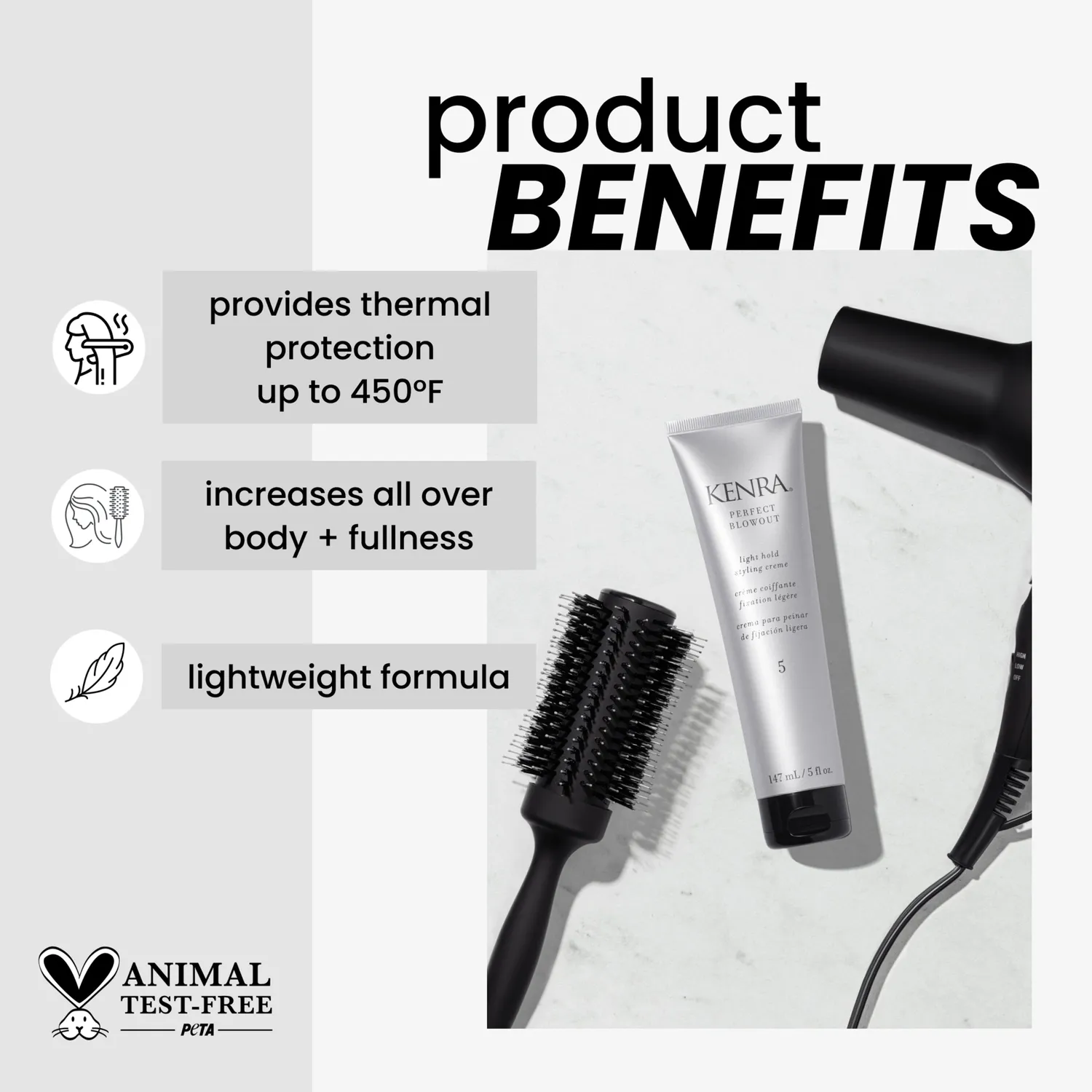 Kenra Professional Perfect Blowout 5 5 fl oz Light Hold