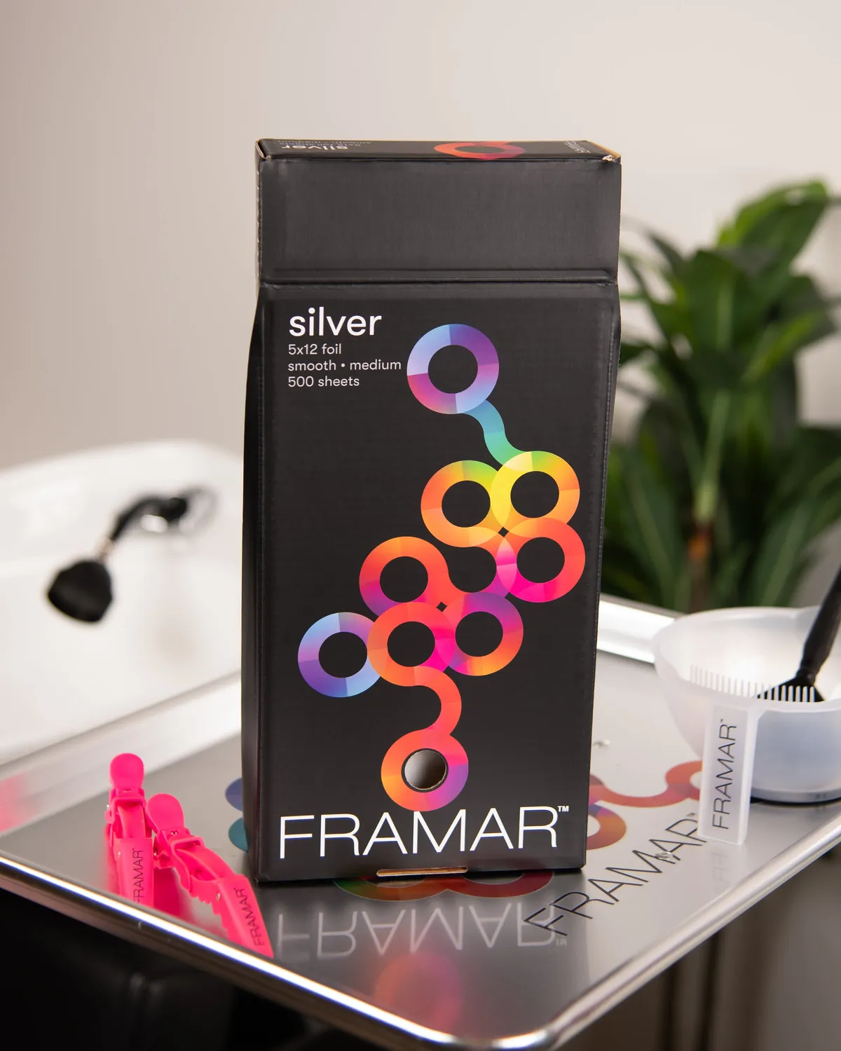 Framar Star Struck Silver Pre-Cut Foil 500 Pack