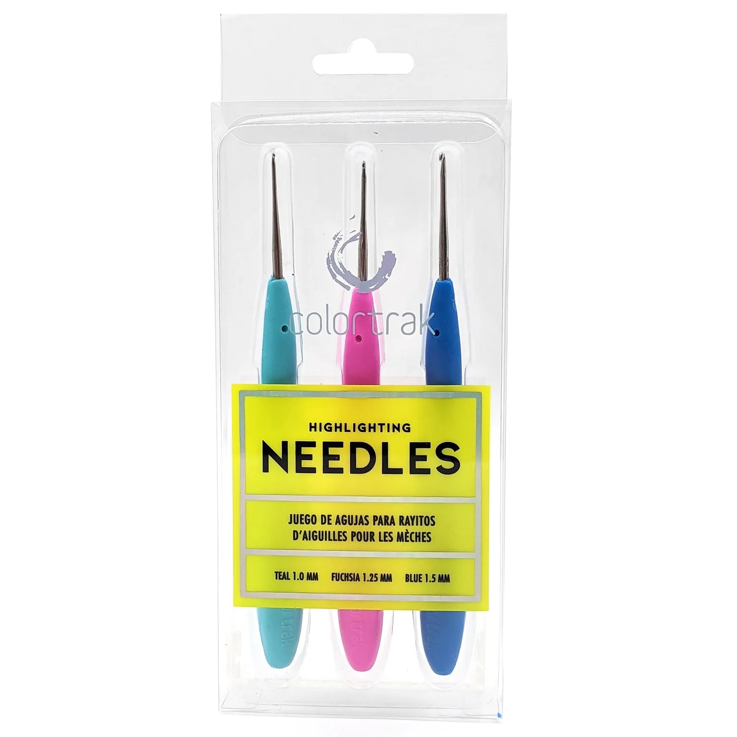 Colortrak Highlighting Needles Salon Tool 3 Pack Precision Set