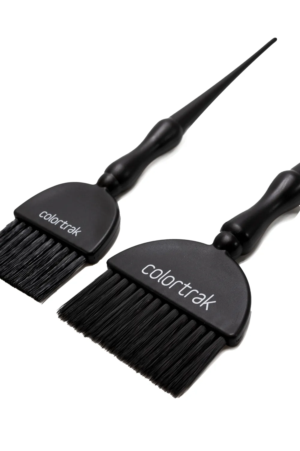 Colortrak Obsidian King & Queen Wands Brush Set Feather