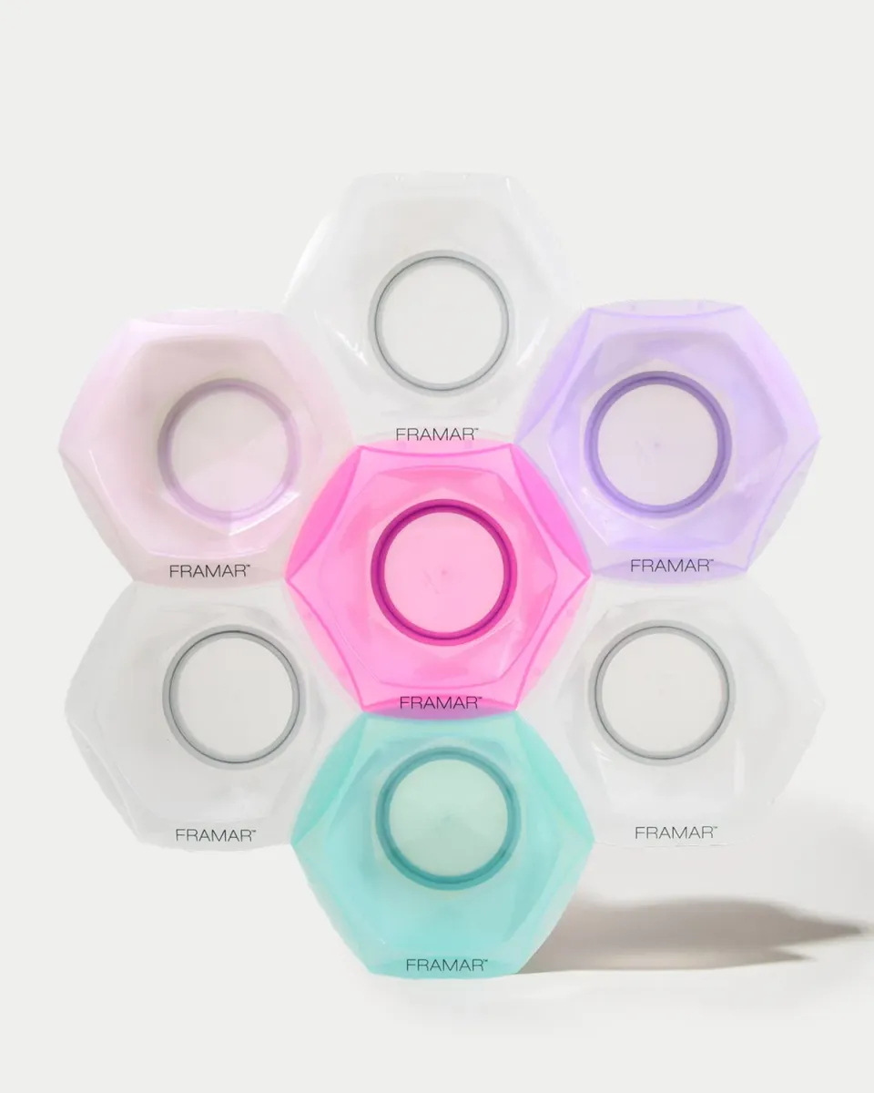 Framar Connect & Color Tint Bowls 7 Piece Pastel