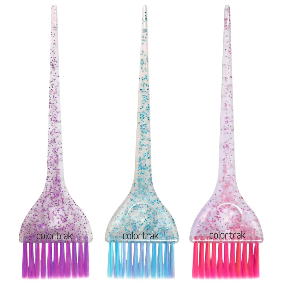 Colours by Colortrak Ultra Color Brushes 3 Pack Feather Bristle