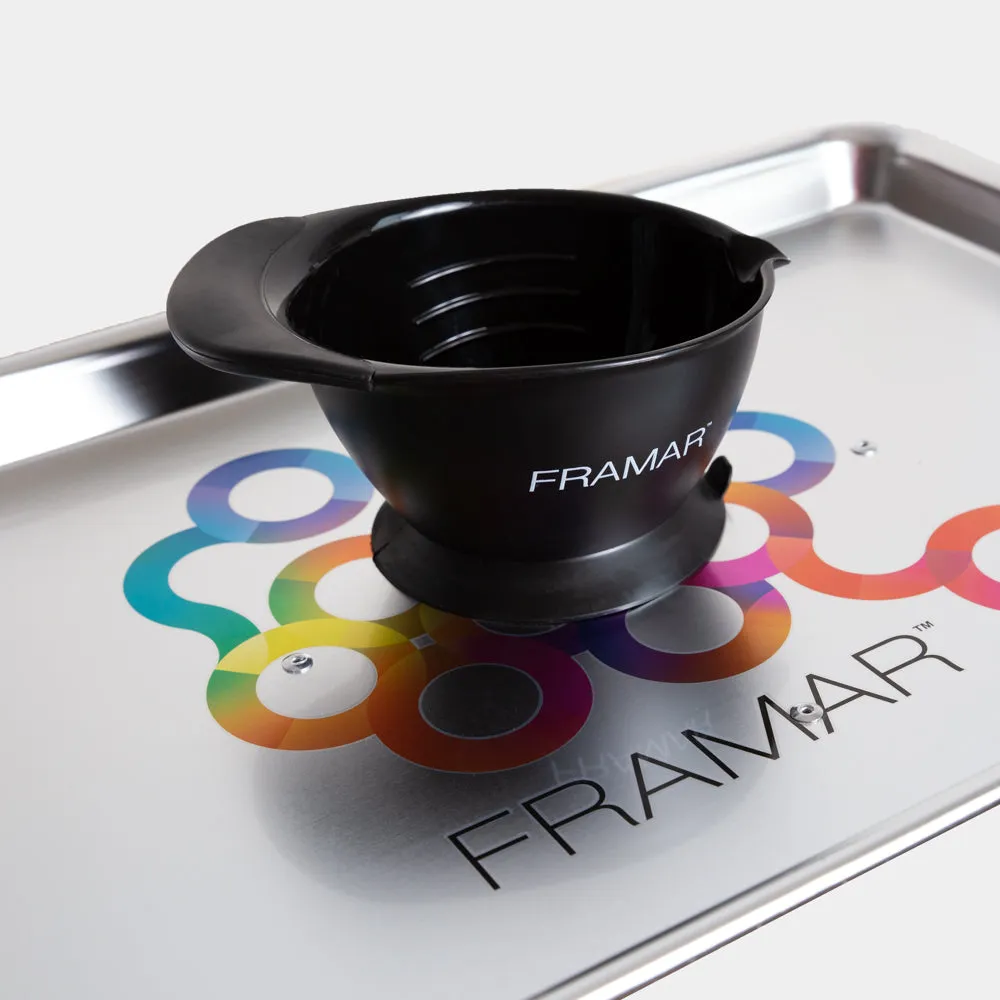 Framar Creation Station Salon Trolley with Bowls