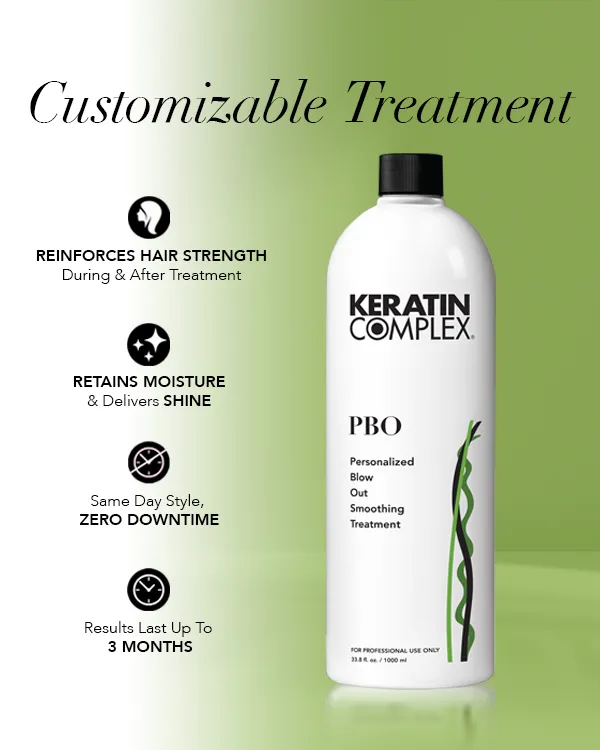 Keratin Complex PBO Personalized Blow Out smoothing treatment
