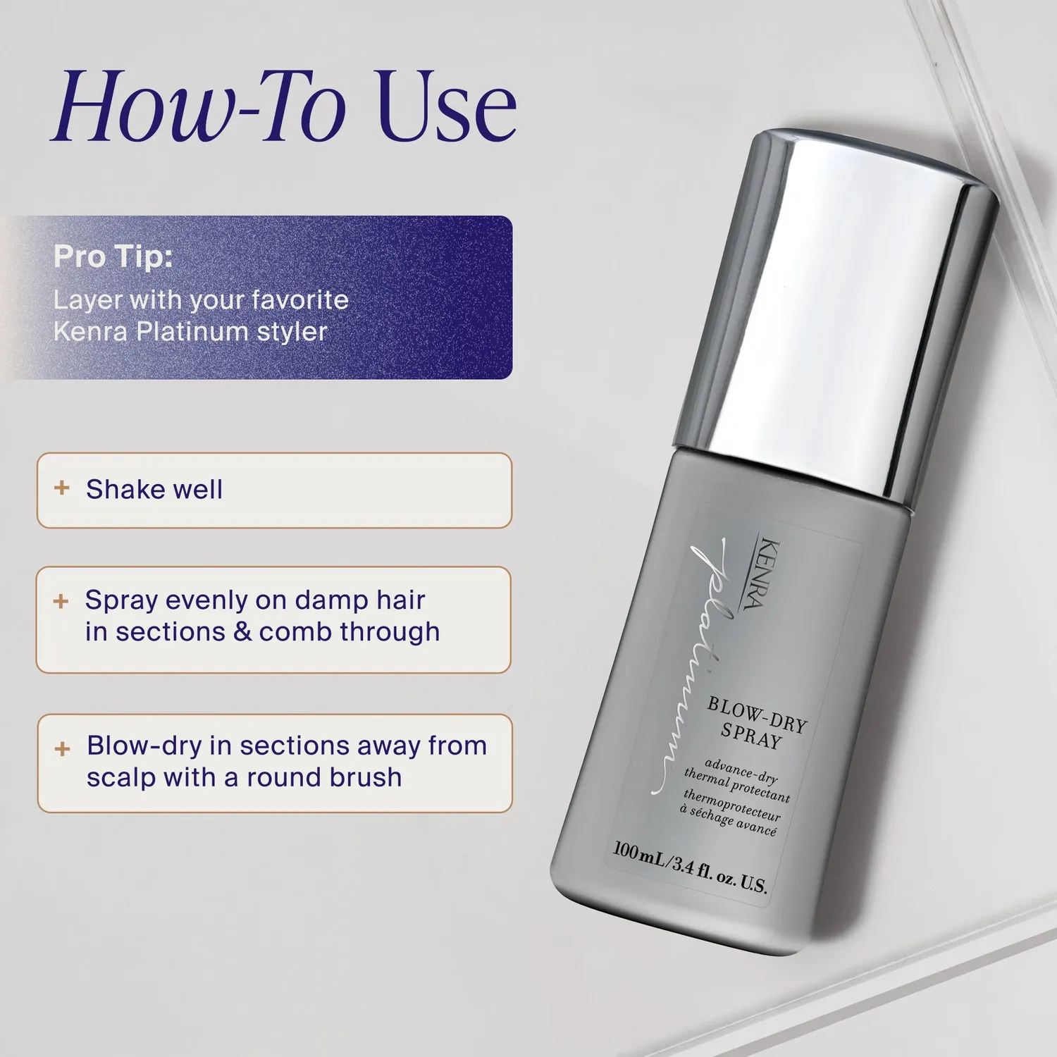 Kenra Platinum Blow-Dry Spray Heat Protectant