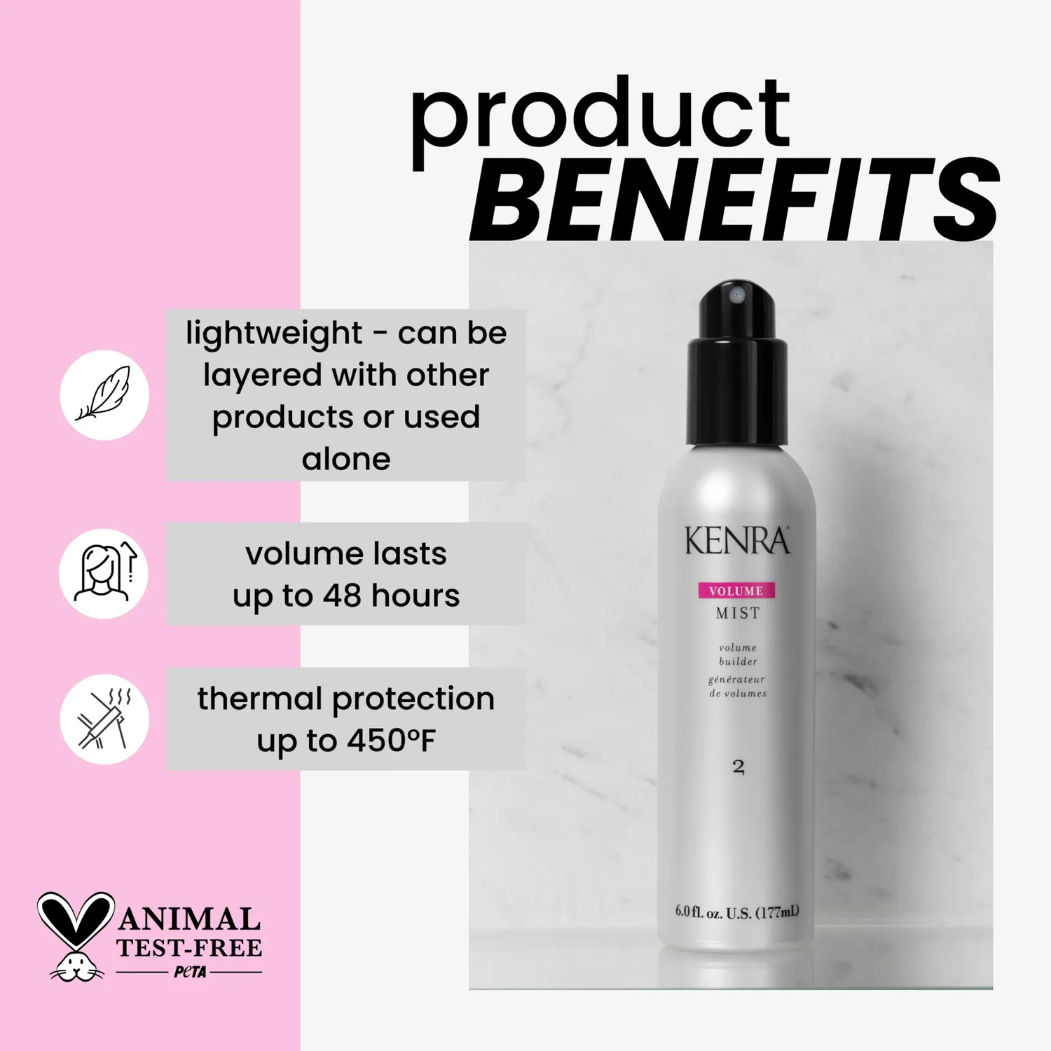 Kenra Professional Volume Mist 2 Spray Flexible Hold