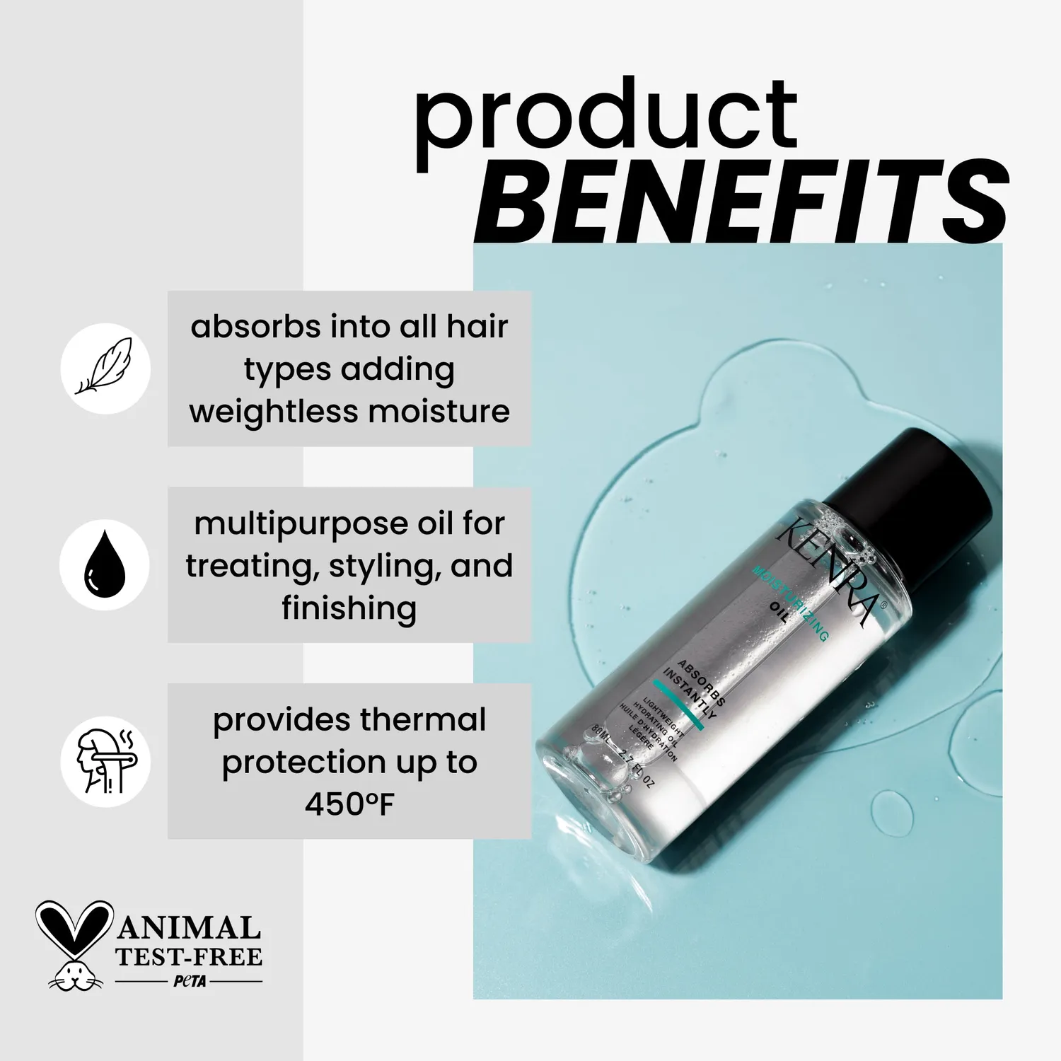 Kenra Moisturizing Oil Hair Treatment Humidity Protection