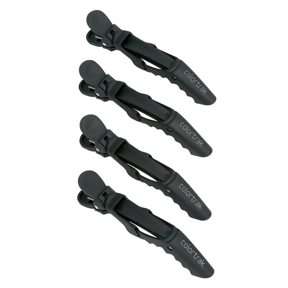Colortrak Rubberized Croc Clips 4-Pack 4.5-Inch